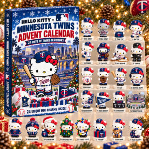 Hello Kitty x Minnesota Twins 2026 Christmas Advent Calendar Twins Xmas Calendar