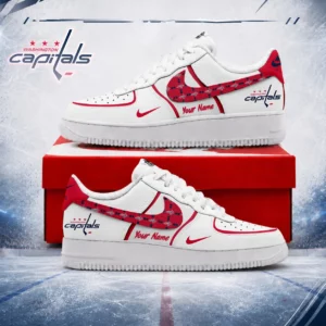 Limited Edition – Customized NHL Washington Capitals Af1 Shoes