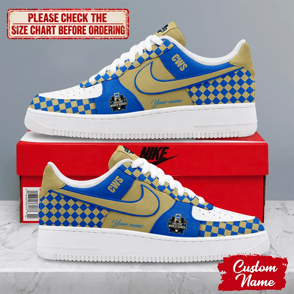 Limited Edition – Customized NCAA College World Series Af1 Shoes