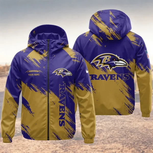 Limited Edition – Customized NFL Baltimore Ravens Windbreaker Jacket