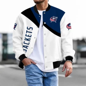 Limited Edition – Customized NHL Columbus Blue Jackets Satin Varsity Jacket & Baseball Jacket