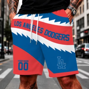 Limited Edition – Customized MLB Los Angeles Dodgers Short Pants