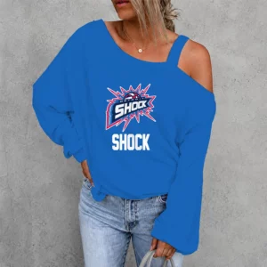 Limited Edition – Customized WNBA Detroit Shock Women’s Off-Shoulder Long Sleeve Shirt