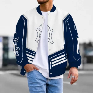Limited Edition – Customized MLB New York Yankees Satin Varsity & Baseball Jacket