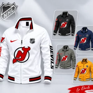 Limited Edition – Customized NHL New Jersey Devils Multicolor Men’s Casual Jacket