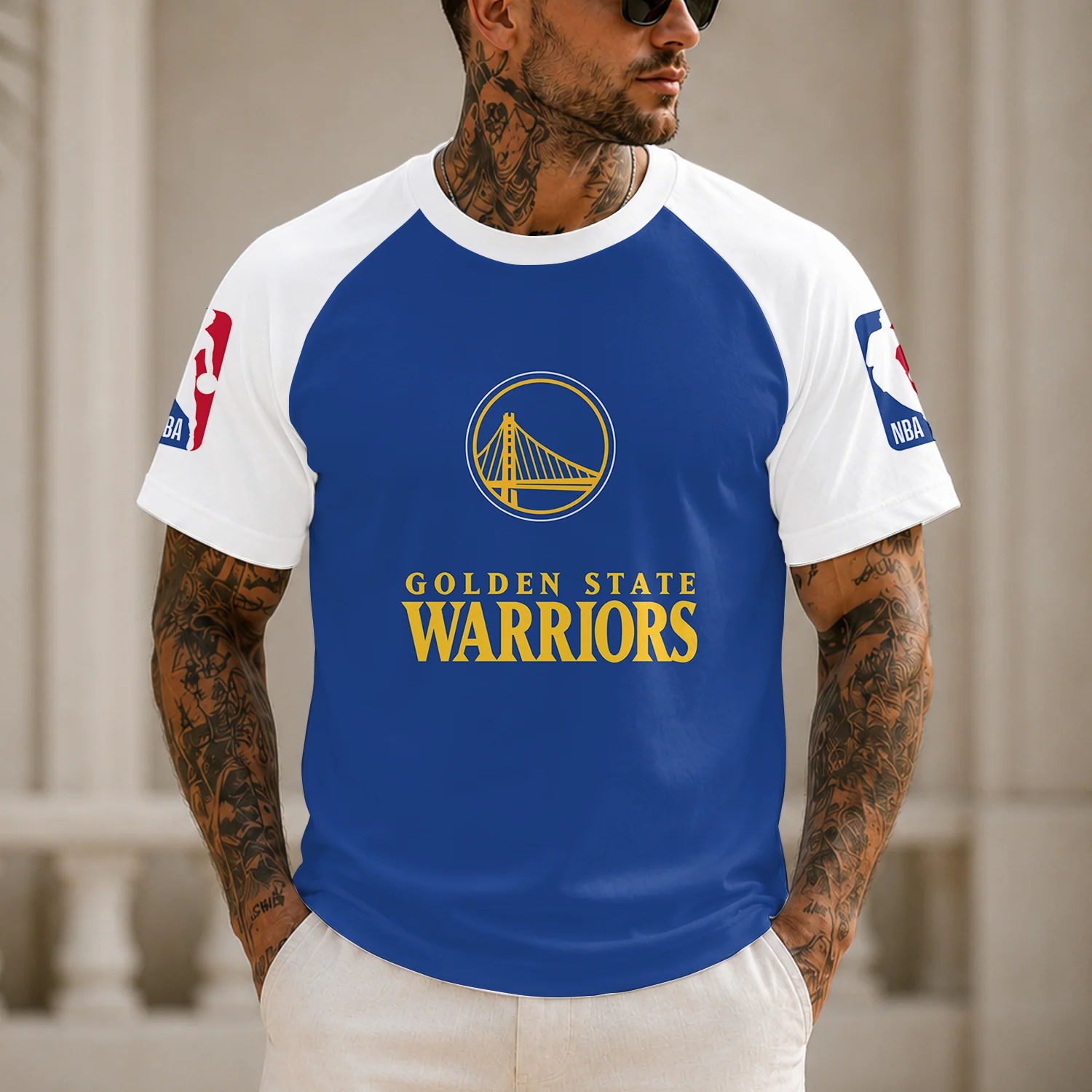 Limited Edition – Customized NBA Golden State Warriors Raglan Tee