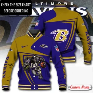 Limited Edition – Customized NFL Baltimore Ravens Satin Varsity & Baseball Jacket