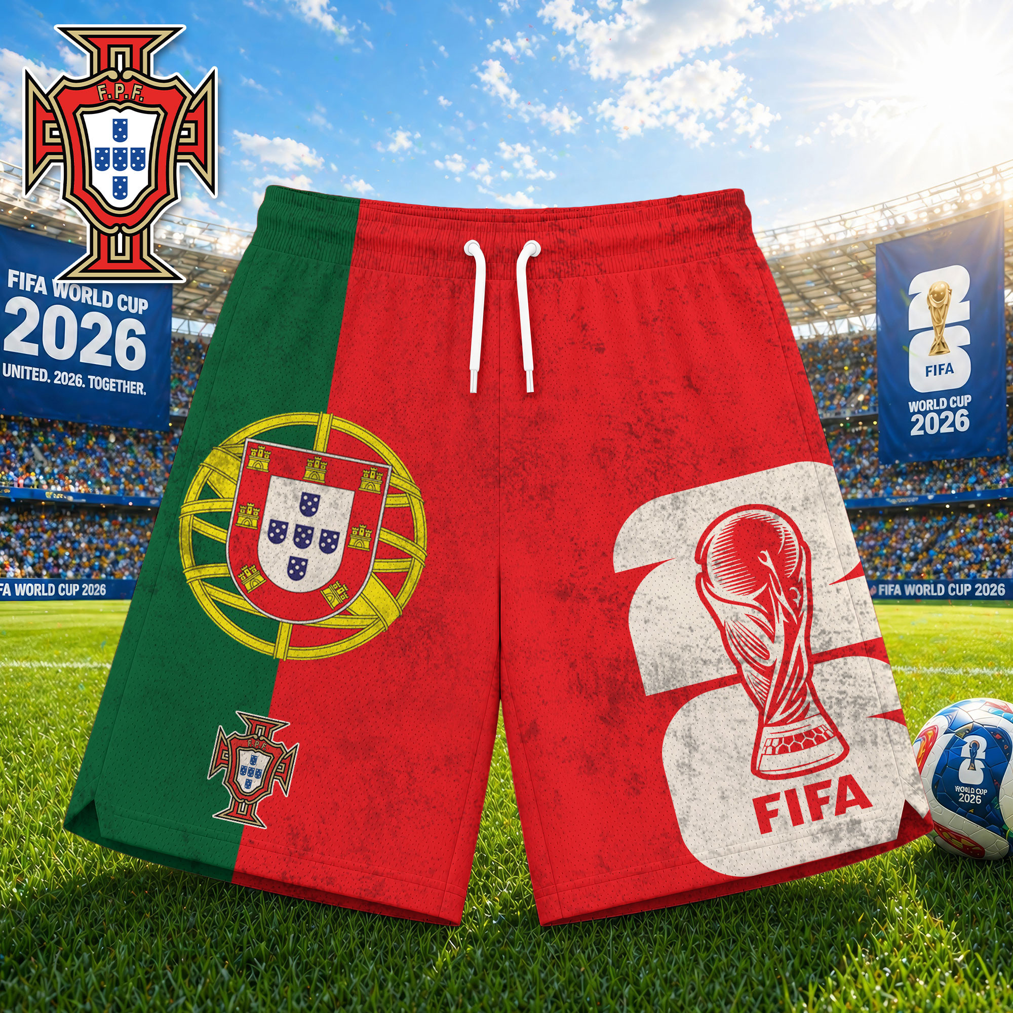 Portugal x Premium WC26 Tournament Edition Shorts Pants TTH020601 - Image 2