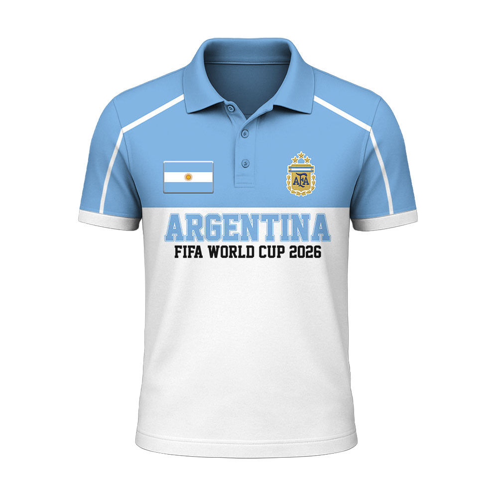 Argentina x Premium WC26 National Pride Edition Polo Shirt TTH020600