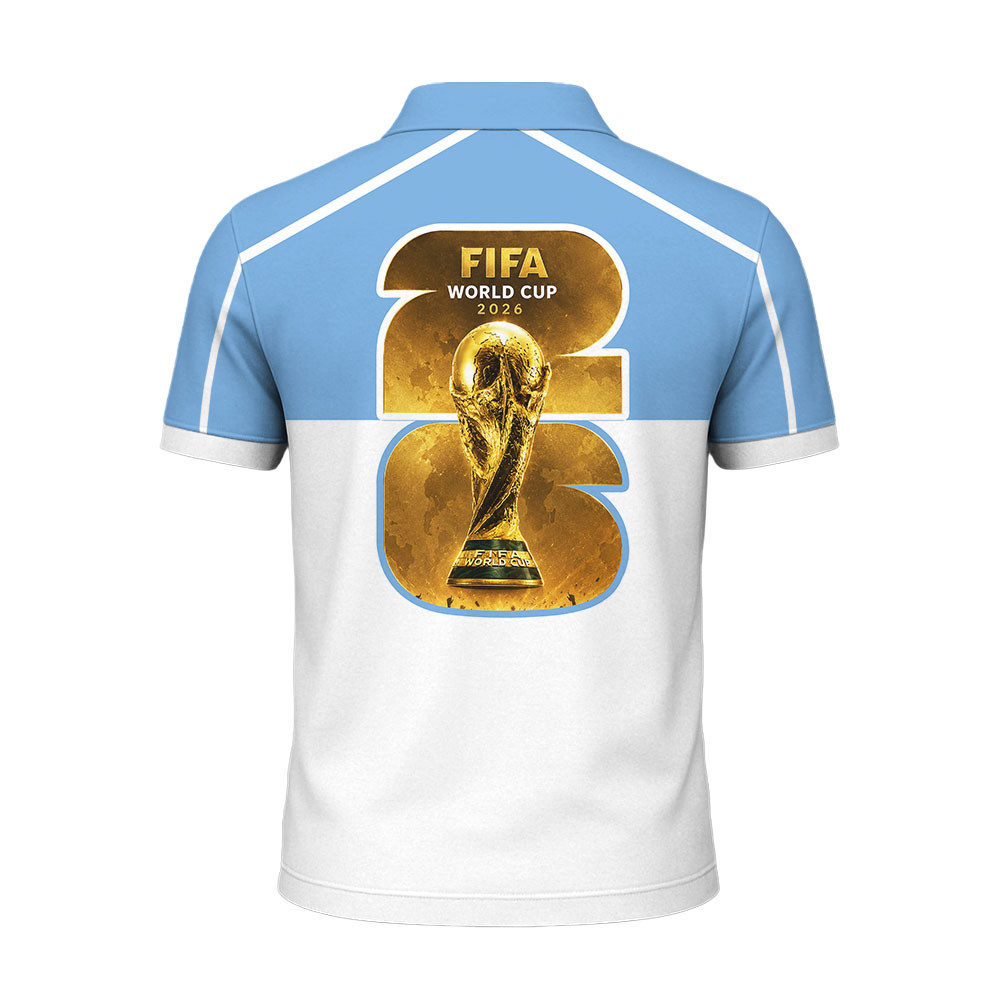 Argentina x Premium WC26 National Pride Edition Polo Shirt TTH020600 - Image 3