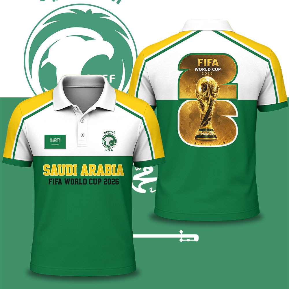 Saudi Arabia x Premium WC26 National Pride Edition Polo Shirt TTH020600 - Image 2