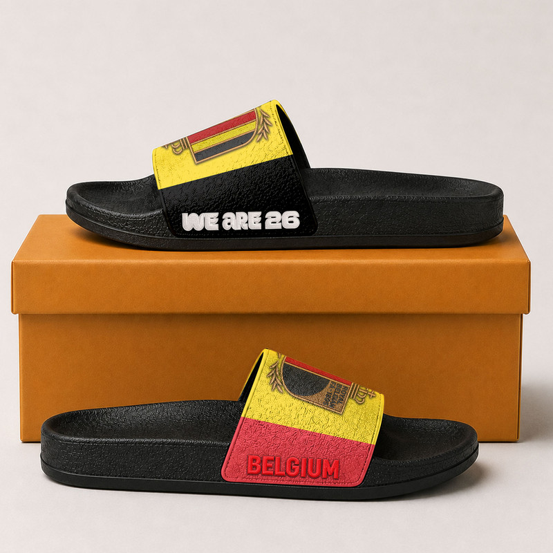 Belgium x Premium WC26 National Team Slide Slippers TTH020603