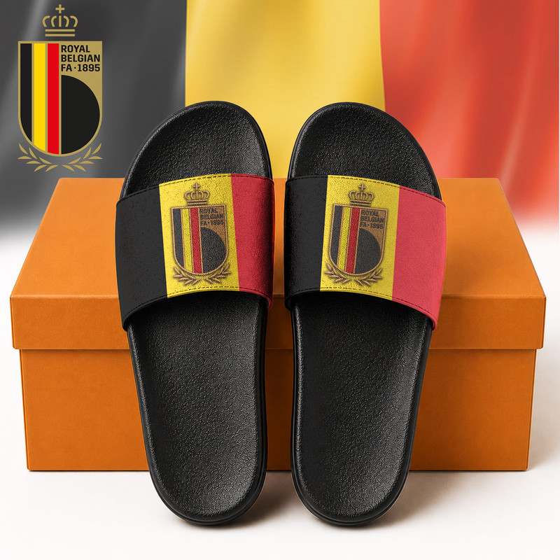 Belgium x Premium WC26 National Team Slide Slippers TTH020603 - Image 2