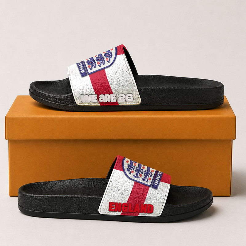 England x Premium WC26 National Team Slide Slippers TTH020603