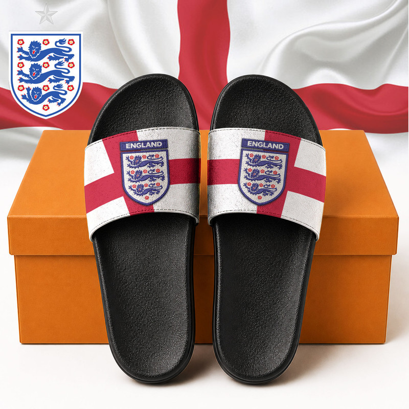 England x Premium WC26 National Team Slide Slippers TTH020603 - Image 2