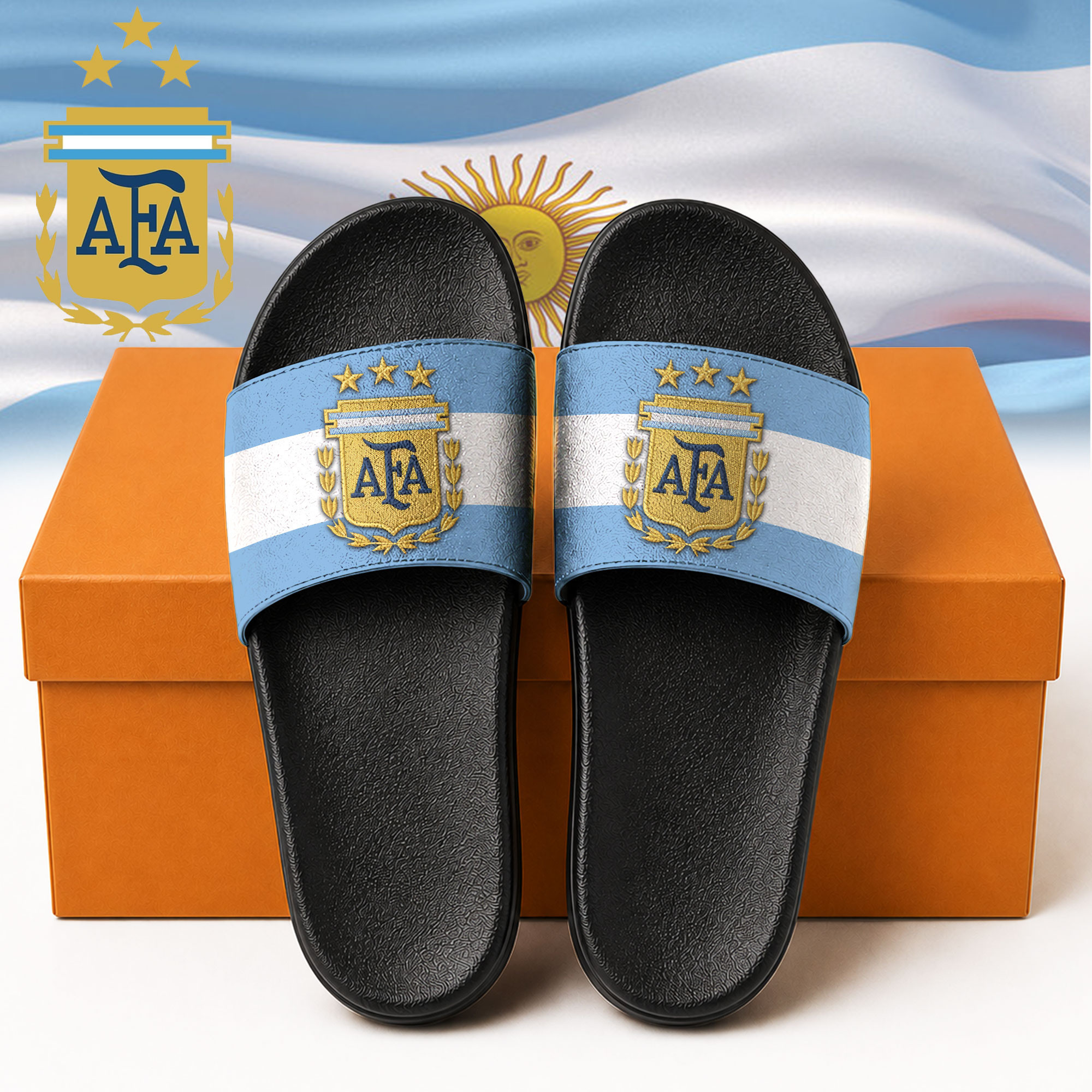 Argentina x Premium WC26 National Team Slide Slippers TTH020603 - Image 2