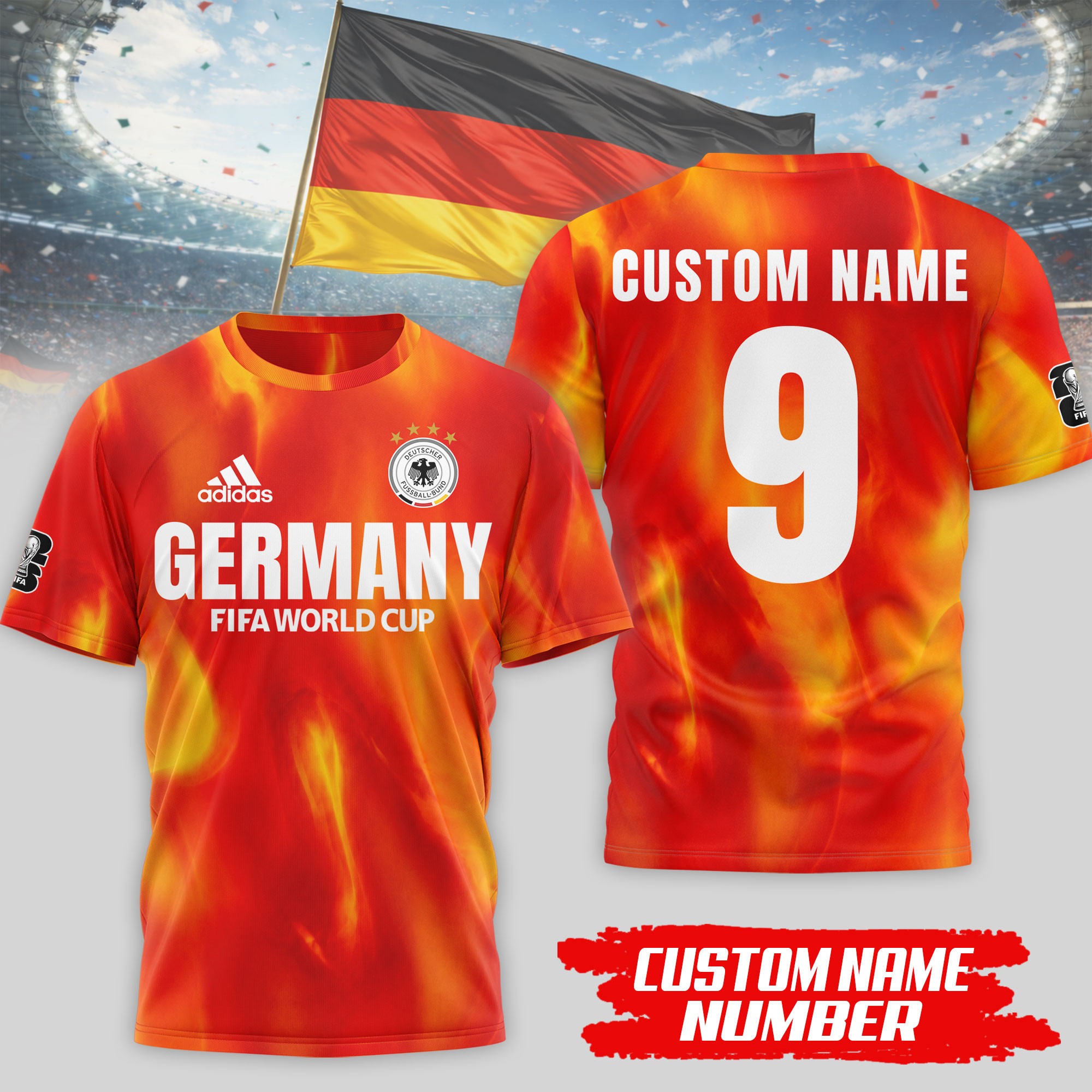 Germany x Premium WC26 Tournament Edition 3D Shirt TTH020602 - Image 2