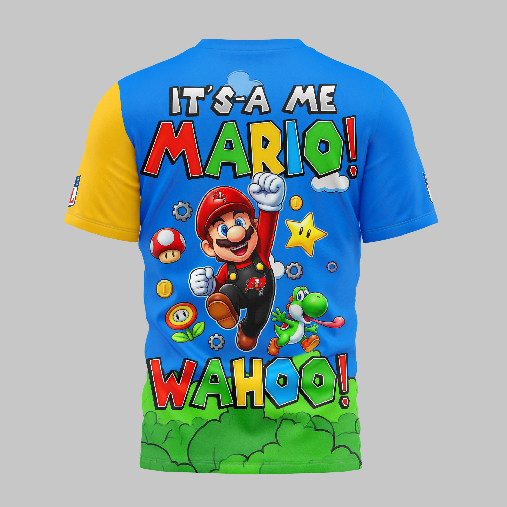Tampa Bay Buccaneers x Premium NFL Its a Me Mario 3D Shirt TTH030602 - Image 2