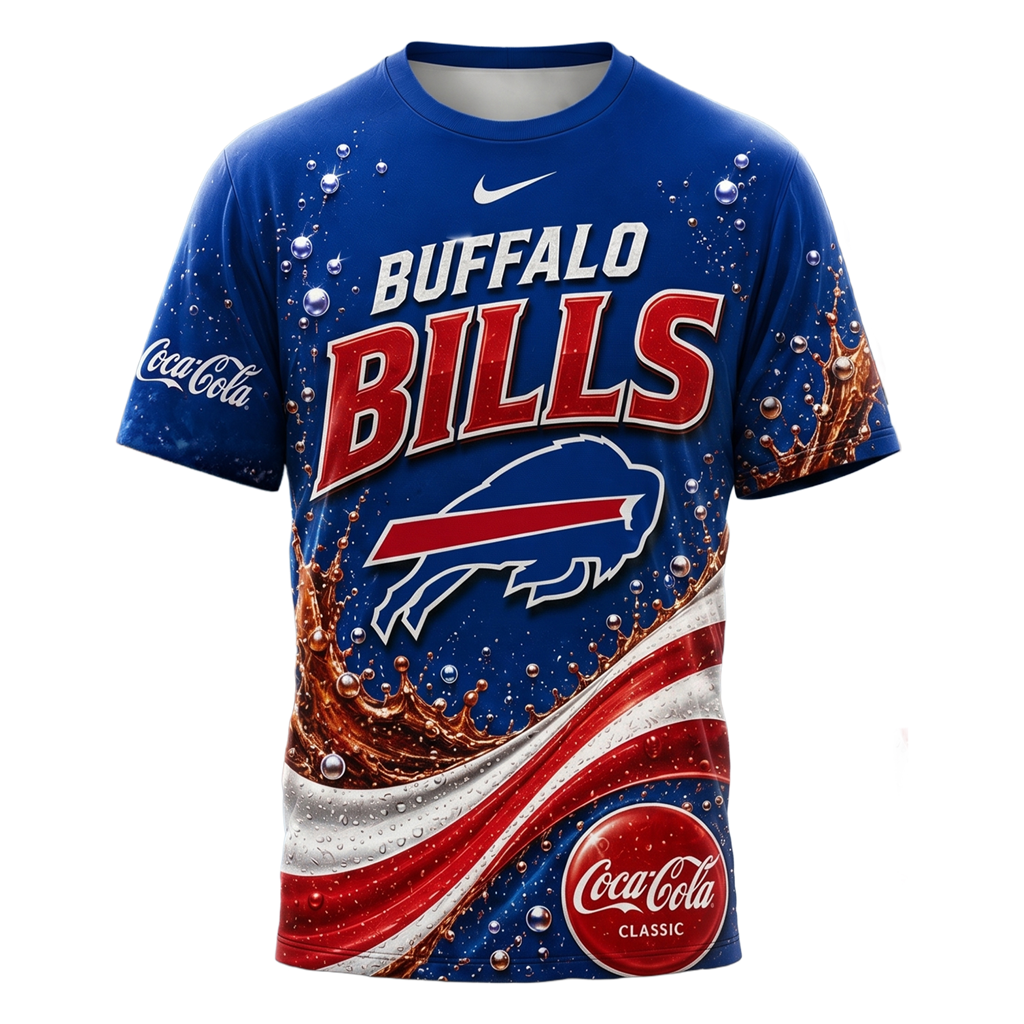 Buffalo Bills x Premium NFL Coca Cola Summer 3D Shirt TTH030604