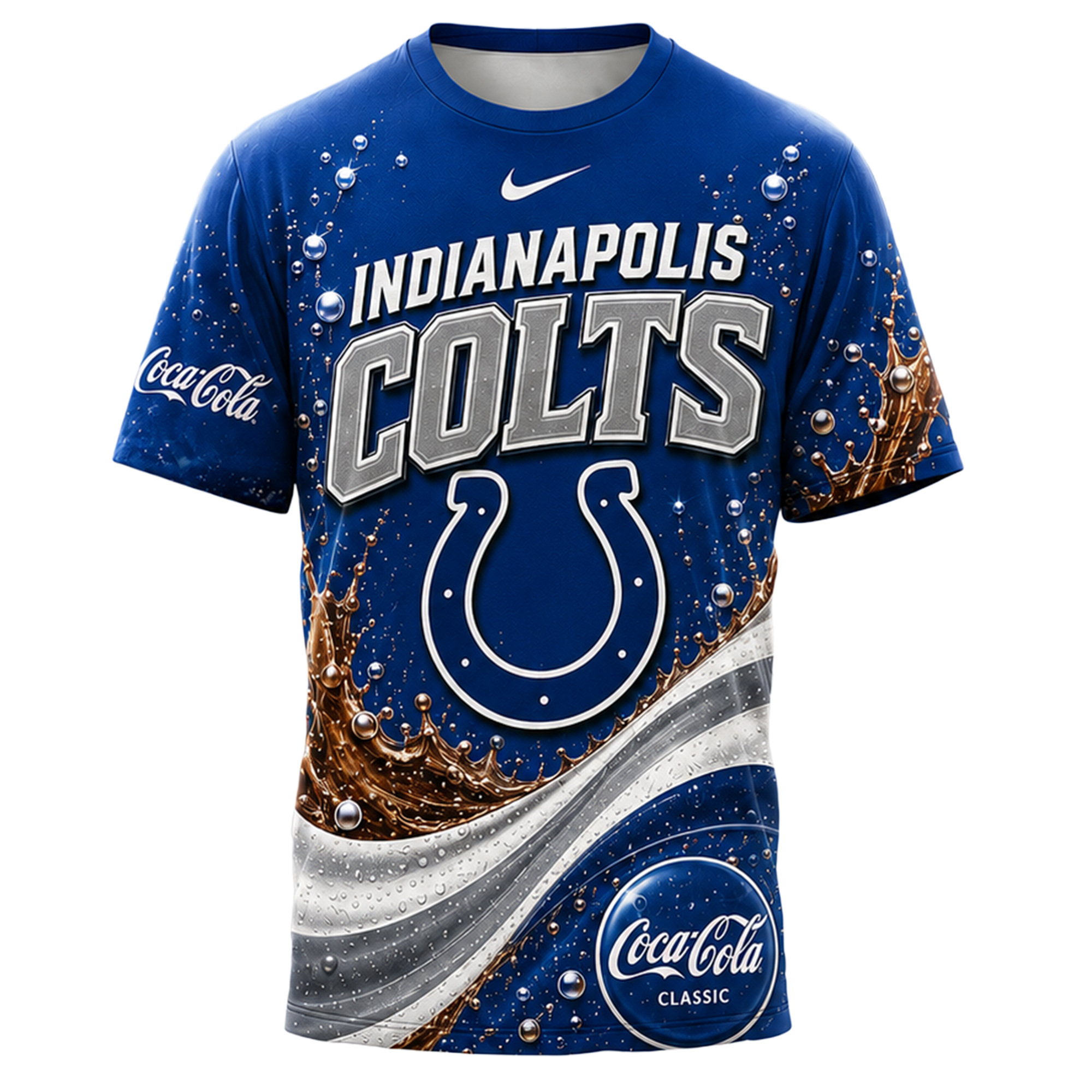 Indianapolis Colts x Premium NFL Coca Cola Summer 3D Shirt TTH030604