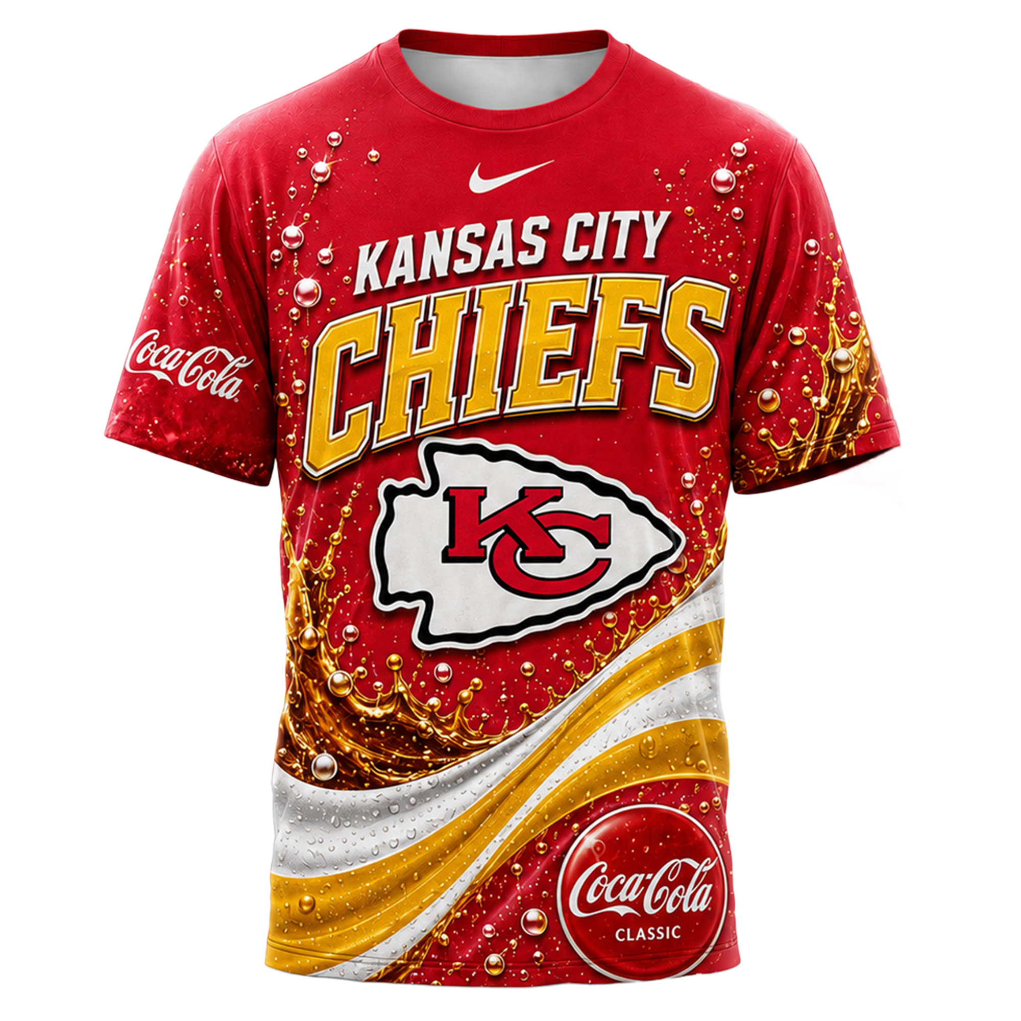 Kansas City Chiefs x Premium NFL Coca Cola Summer 3D Shirt TTH030604
