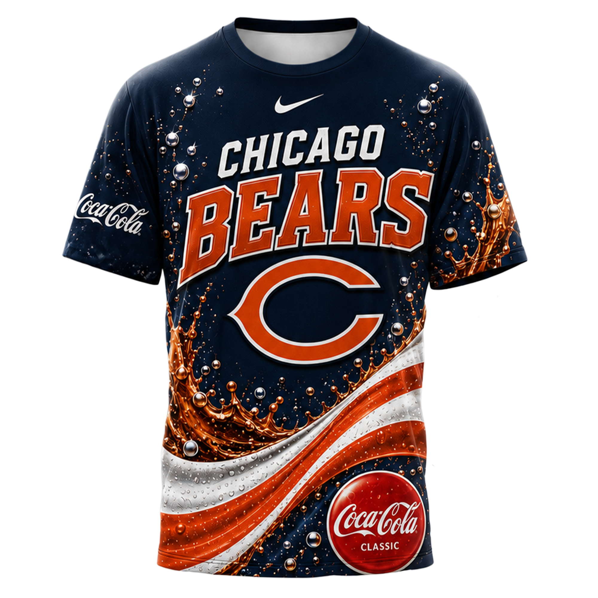 Chicago Bears x Premium NFL Coca Cola Summer 3D Shirt TTH030604