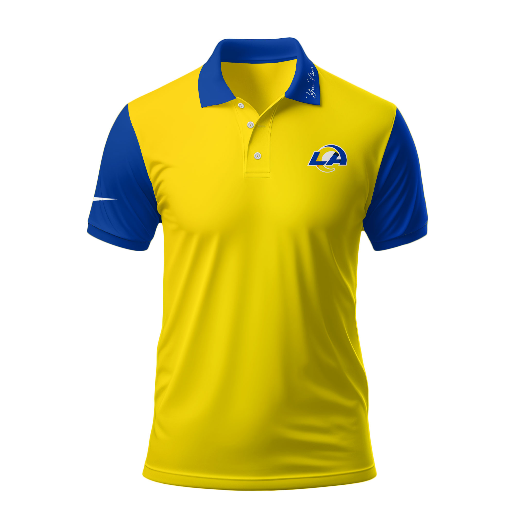 Los Angeles Rams x Premium NFL Touchdown Custom Polo Shirt TTH040605