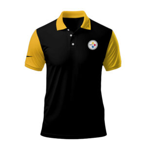 Pittsburgh Steelers x Premium NFL Touchdown Custom Polo Shirt TTH040605
