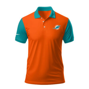 Miami Dolphins x Premium NFL Touchdown Custom Polo Shirt TTH040605
