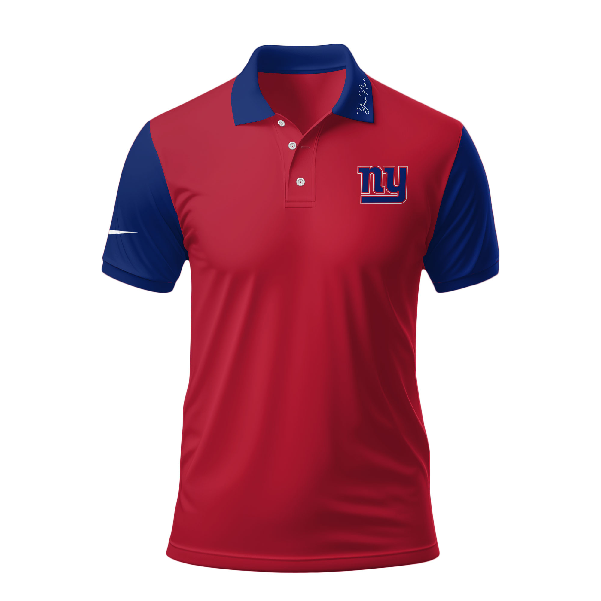 New York Giants x Premium NFL Touchdown Custom Polo Shirt TTH040605
