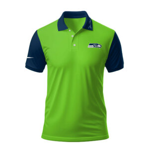 Seattle Seahawks x Premium NFL Touchdown Custom Polo Shirt TTH040605