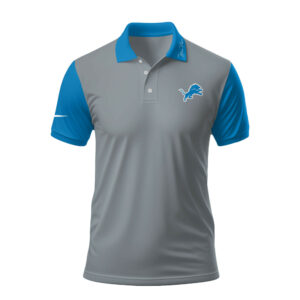 Detroit Lions x Premium NFL Touchdown Custom Polo Shirt TTH040605