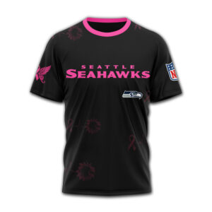 Seattle Seahawks x Premium NFL Hope Pink Ribbon 3D Shirt TTH060607