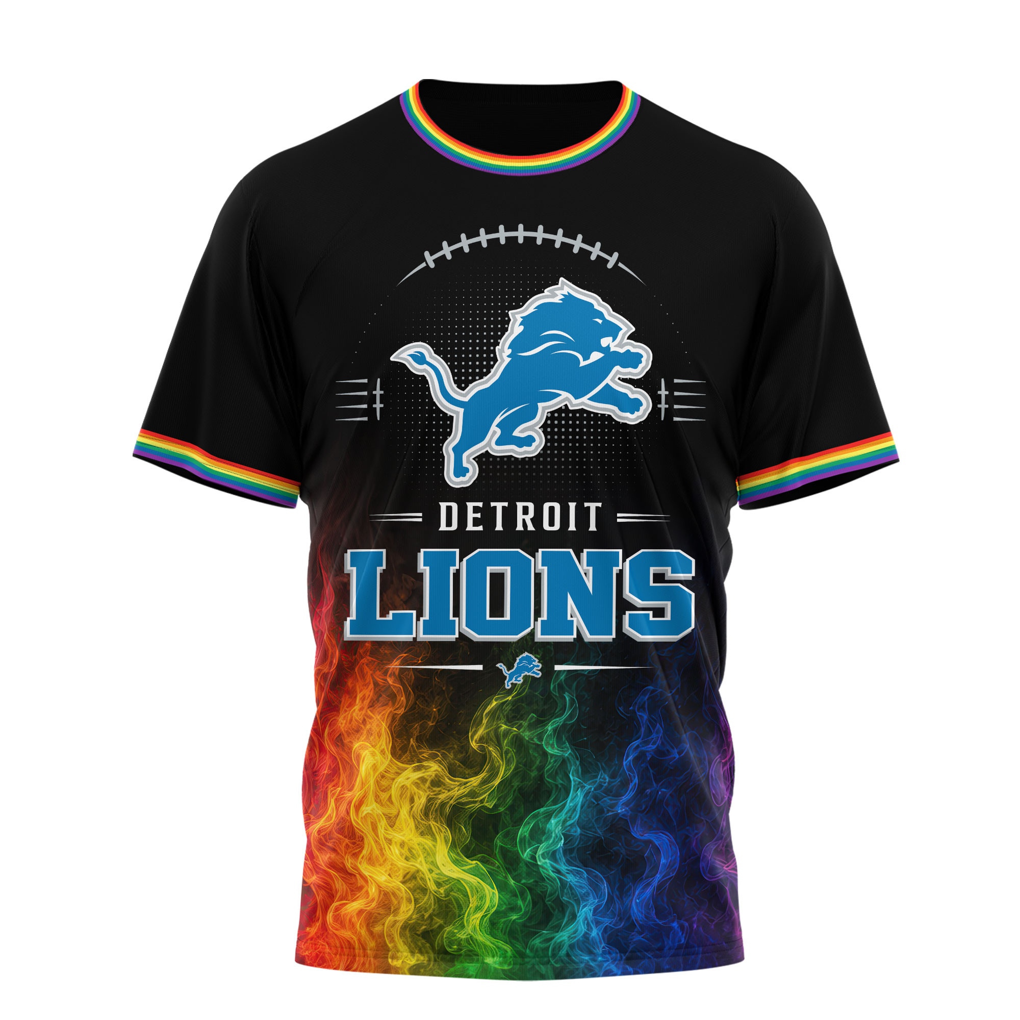 Detroit Lions x Premium NFL Love Is Love 3D Shirt TTH060605