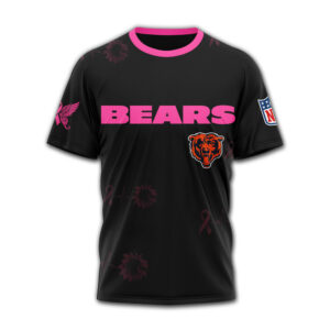 Chicago Bears x Premium NFL Hope Pink Ribbon 3D Shirt TTH060607