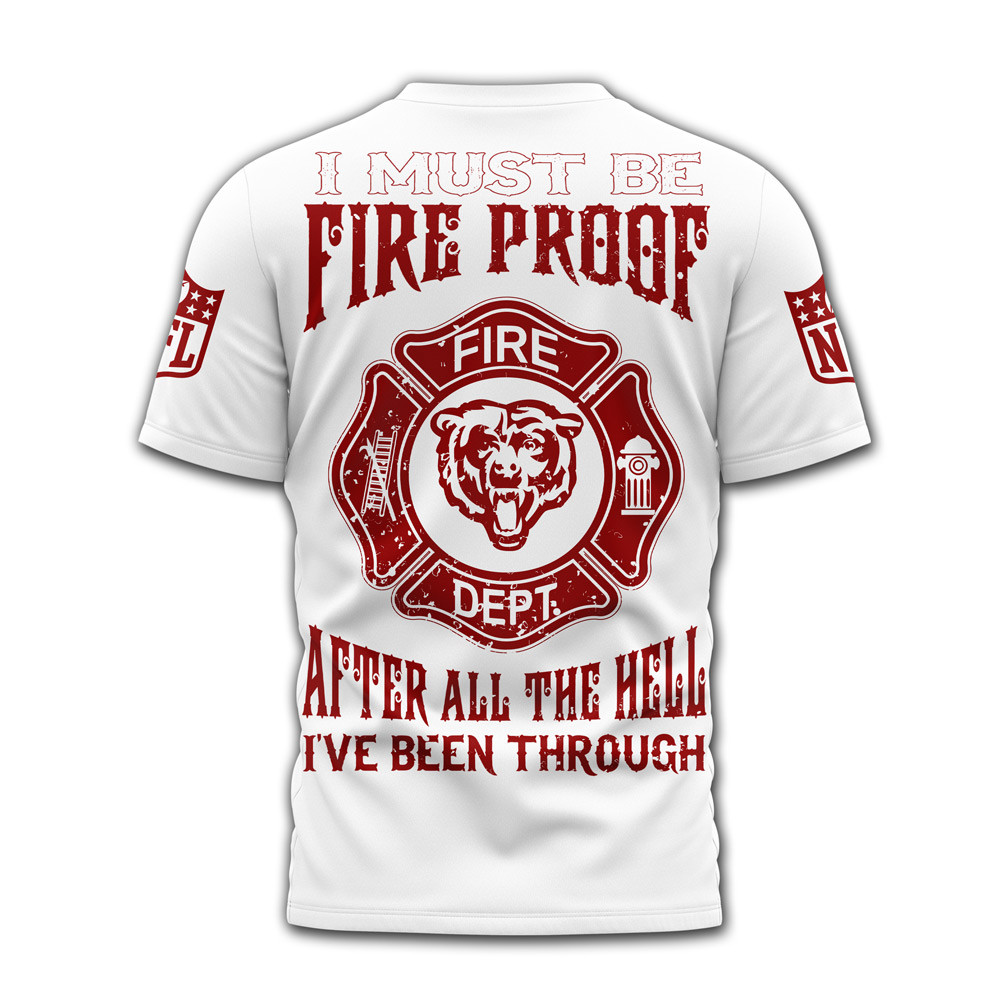 Chicago Bears x Premium NFL Built By Fire Game Day 3D Shirt TTH060610 - Image 2