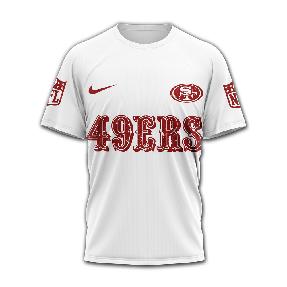 San Francisco 49ers x Premium NFL Built By Fire Game Day 3D Shirt TTH060610