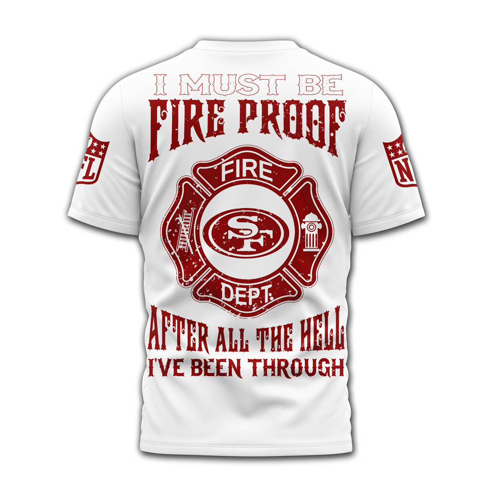 San Francisco 49ers x Premium NFL Built By Fire Game Day 3D Shirt TTH060610 - Image 2