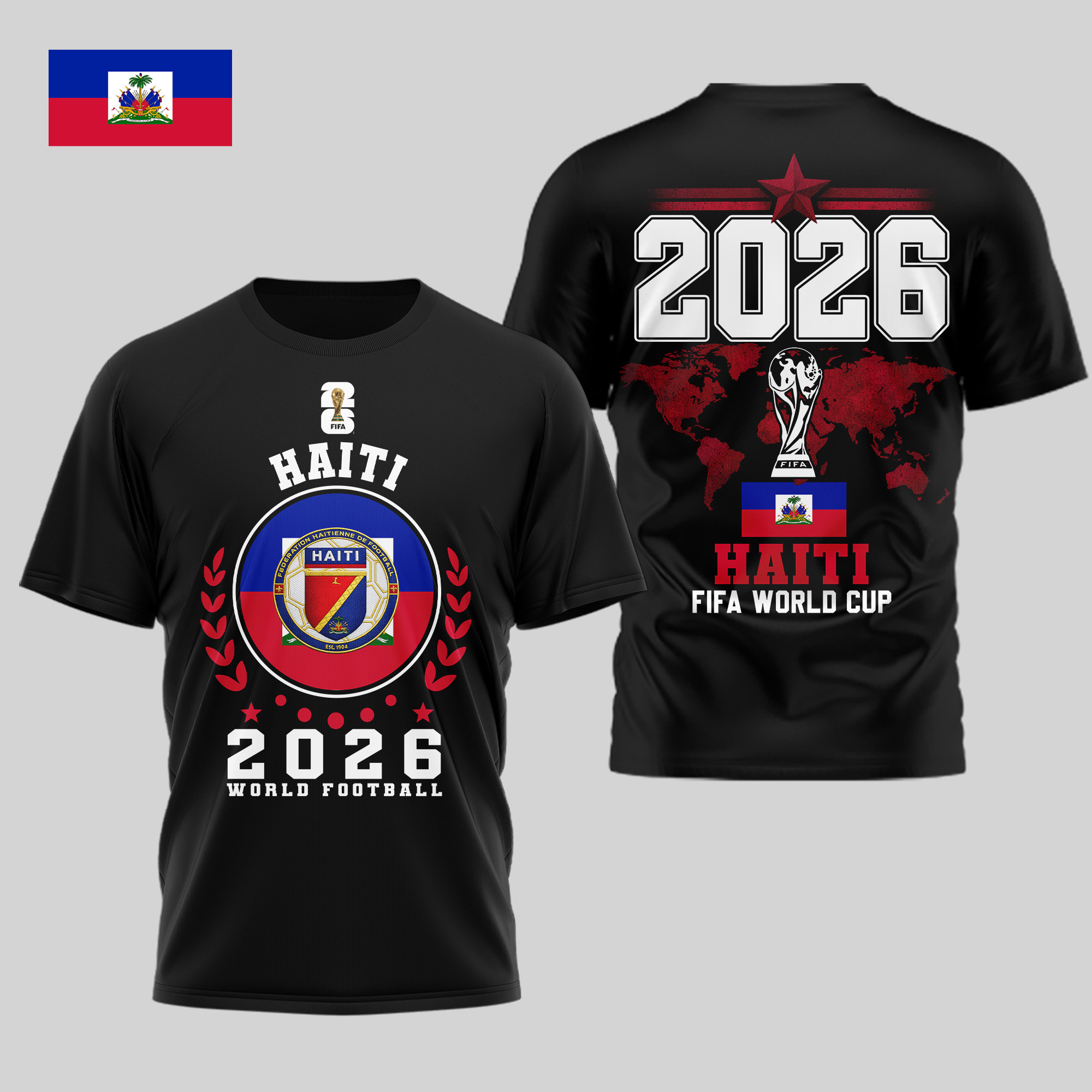 Haiti x Premium World Cup 2026 Legacy – World Cup 2026 3D Shirt TTH100603