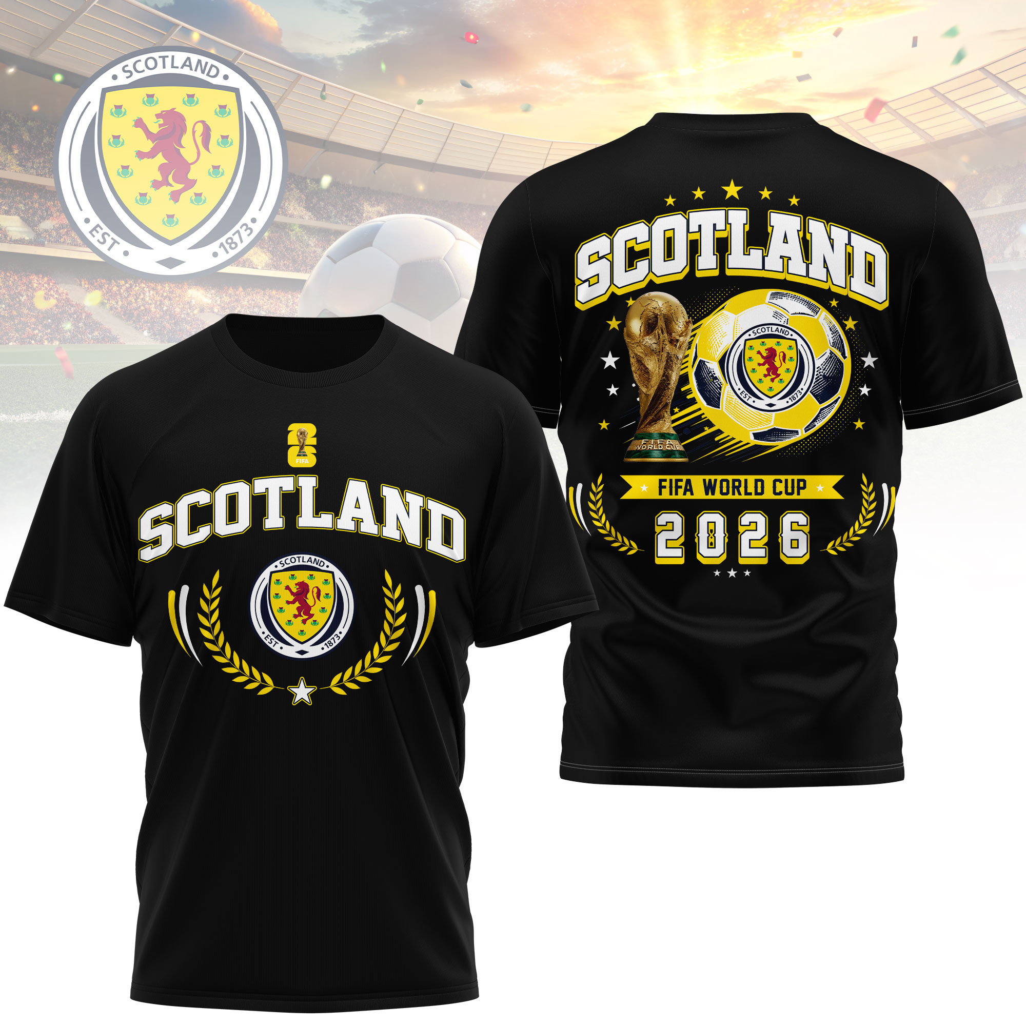 Scotland x Premium World Cup 2026 Classic 3D Shirt TTH100602
