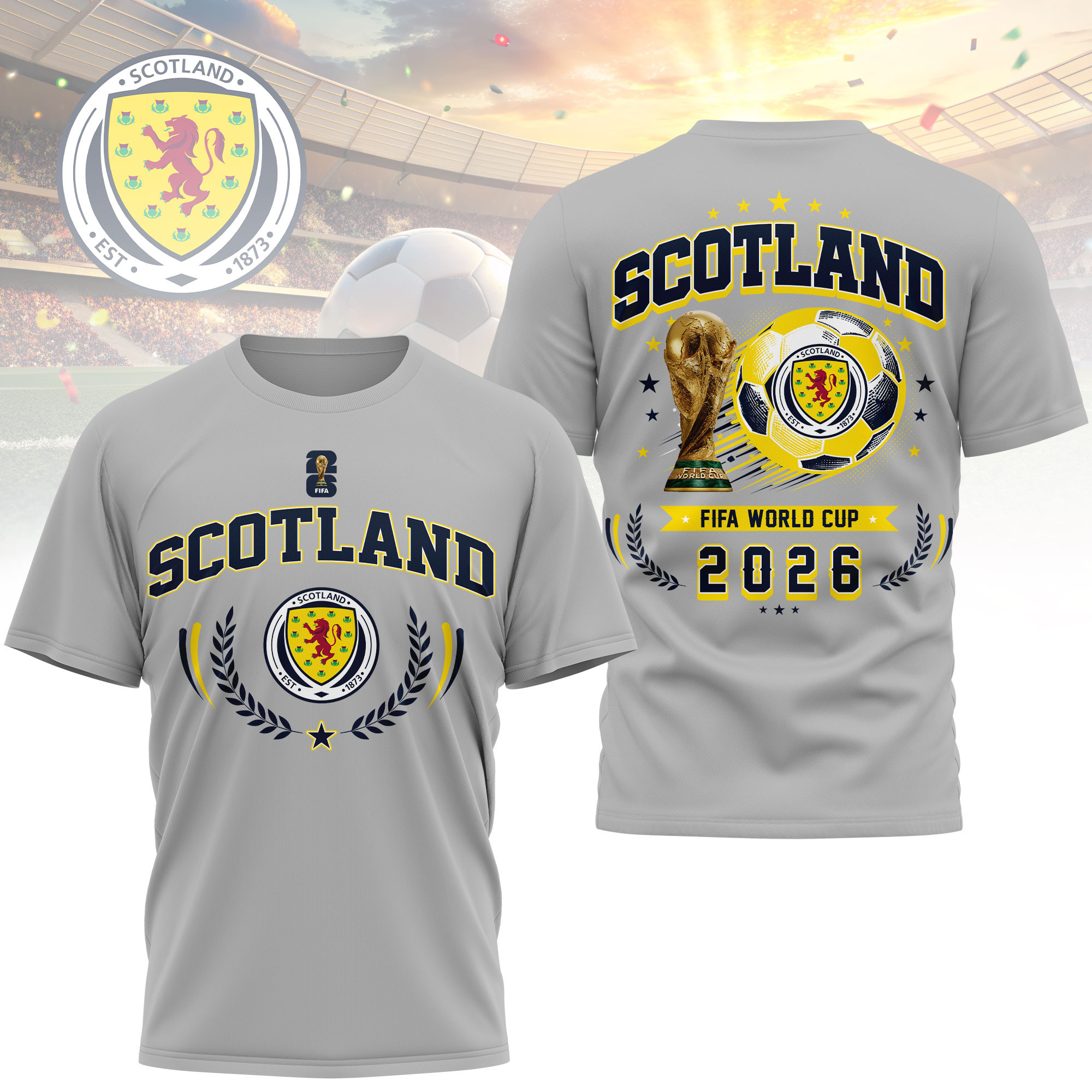 Scotland x Premium World Cup 2026 Classic 3D Shirt TTH100602 - Image 2