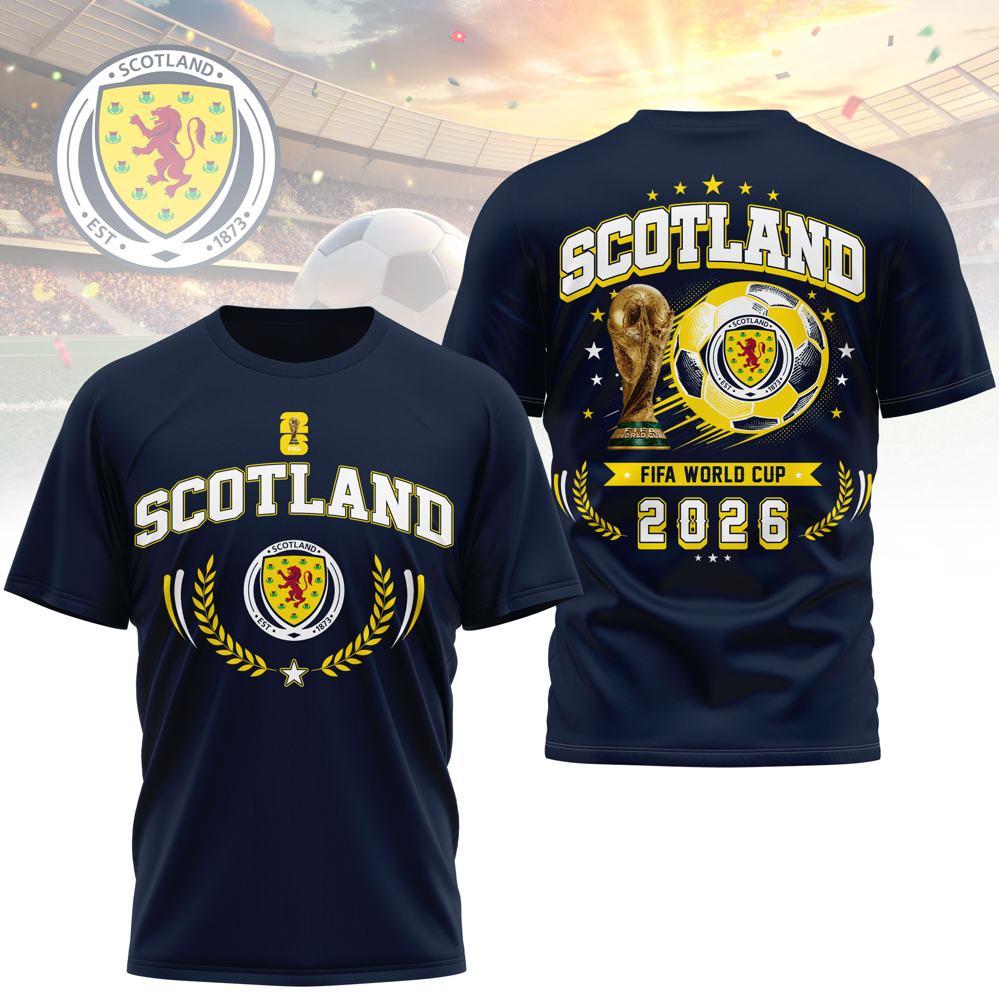 Scotland x Premium World Cup 2026 Classic 3D Shirt TTH100602 - Image 3
