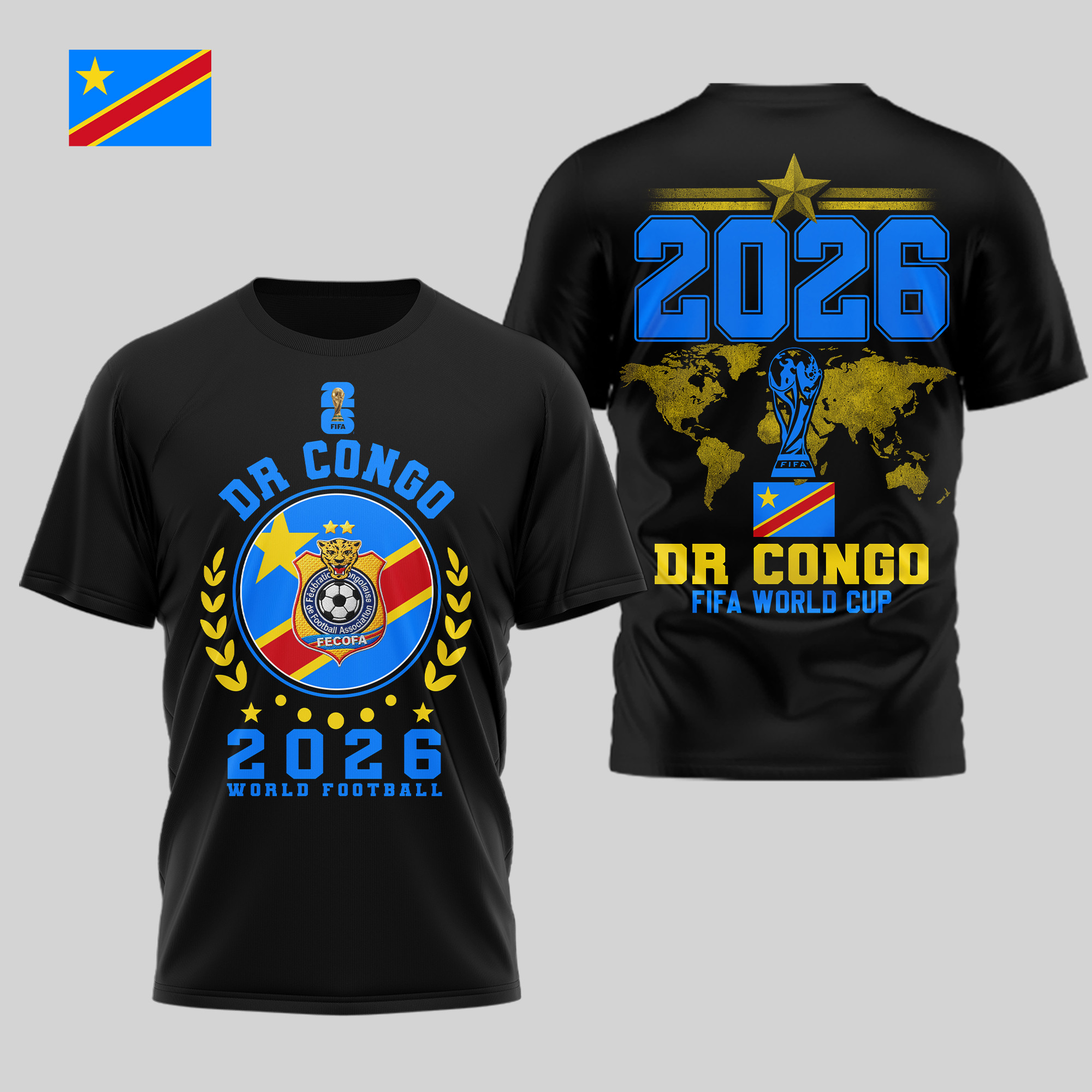 Dr Congo x Premium World Cup 2026 Legacy – World Cup 2026 3D Shirt TTH100603
