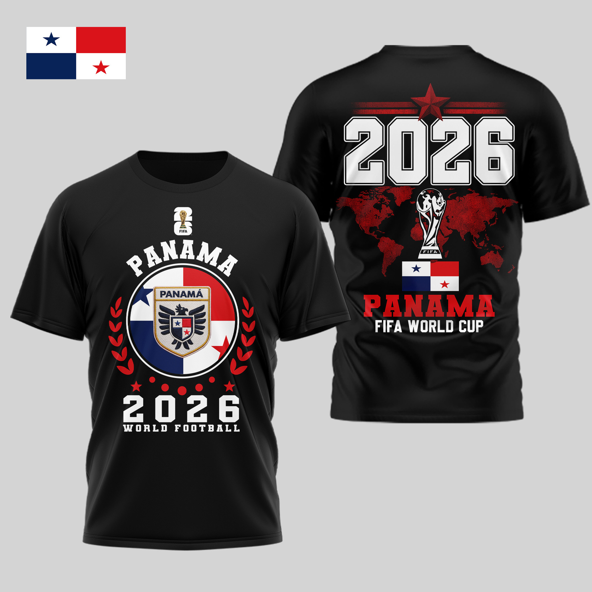Panama x Premium World Cup 2026 Legacy – World Cup 2026 3D Shirt TTH100603