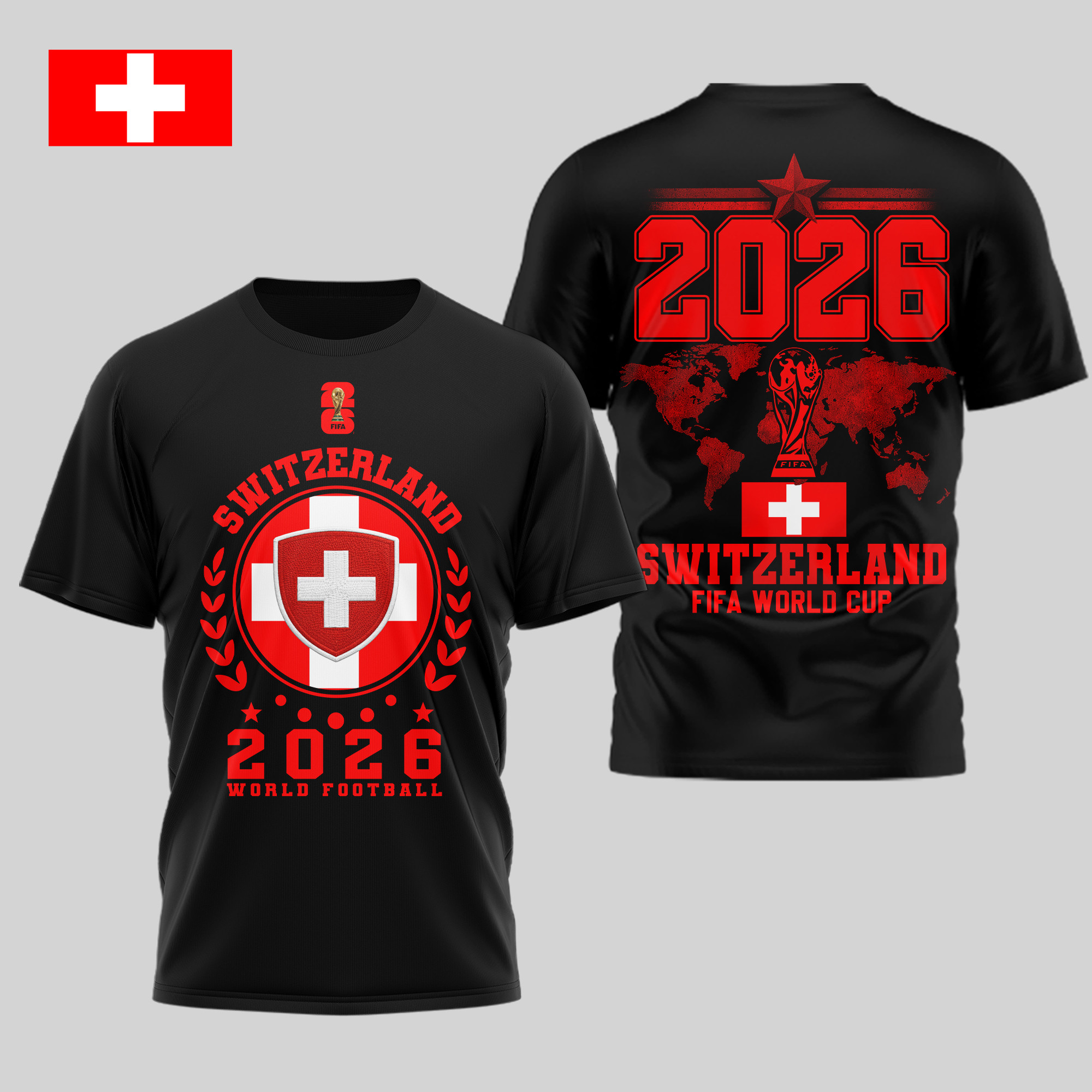 Switzerland x Premium World Cup 2026 Legacy – World Cup 2026 3D Shirt TTH100603