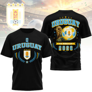Uruguay x Premium World Cup 2026 Classic 3D Shirt TTH100602