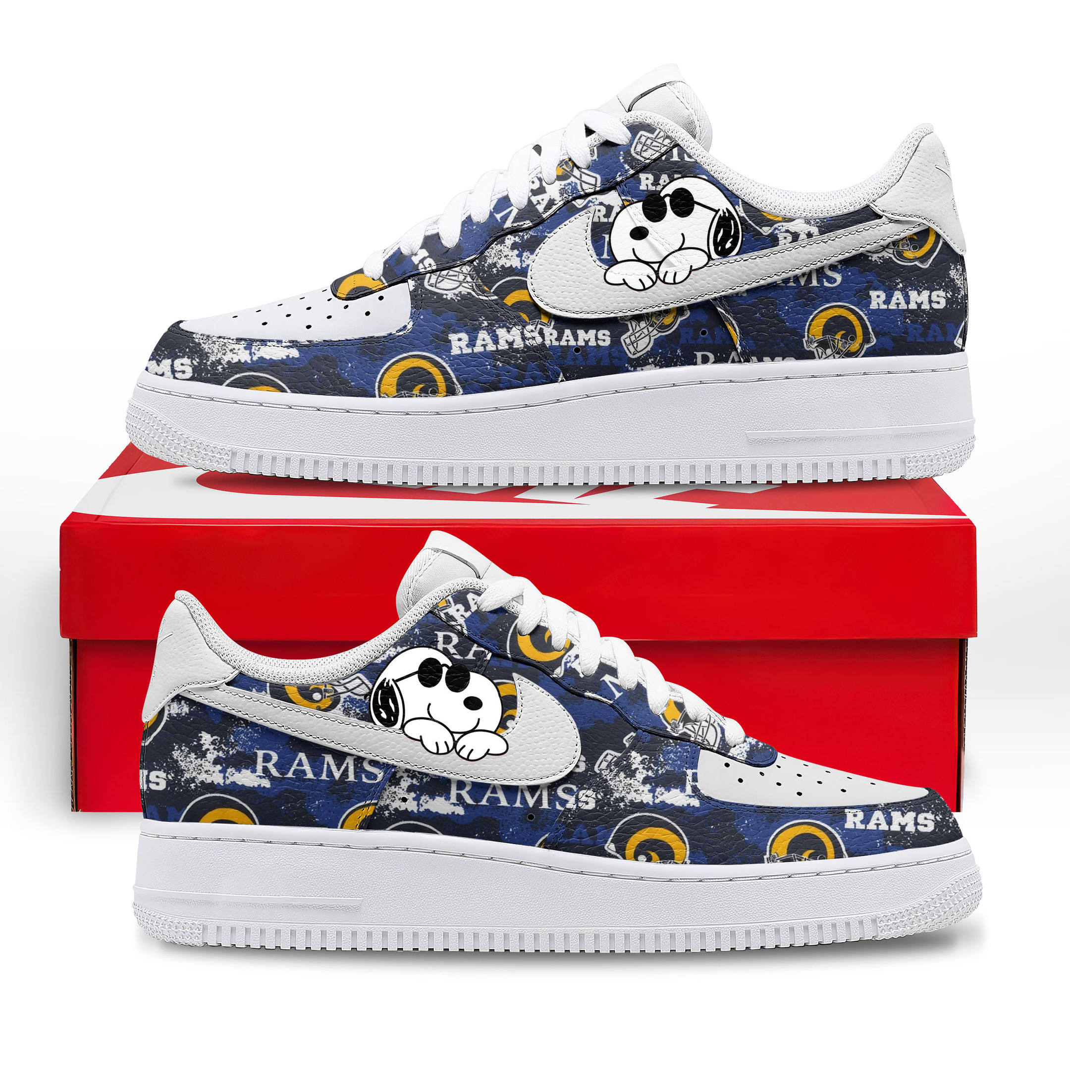 Los Angeles Rams x Premium NFL Kickoff Spirit AF1 Shoes TTH100600