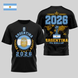 Argentina x Premium World Cup 2026 Legacy – World Cup 2026 3D Shirt TTH100603