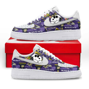 Baltimore Ravens x Premium NFL Kickoff Spirit AF1 Shoes TTH100600