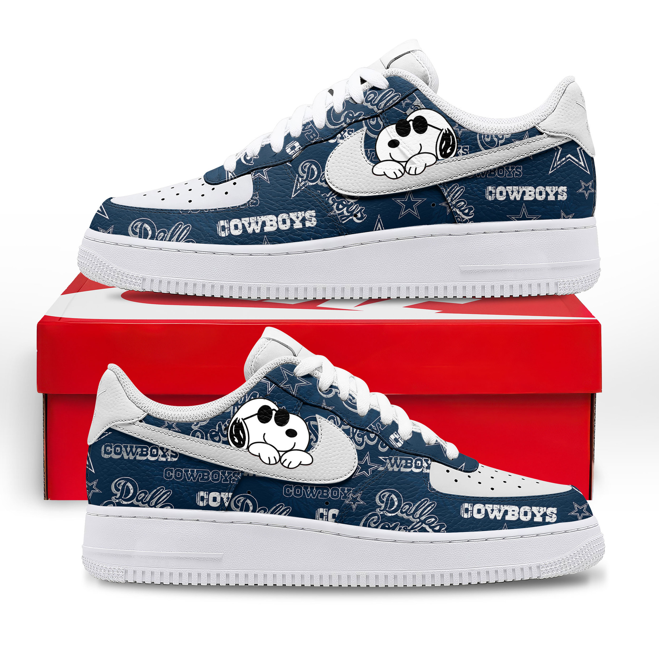 Dallas Cowboys x Premium NFL Kickoff Spirit AF1 Shoes TTH100600